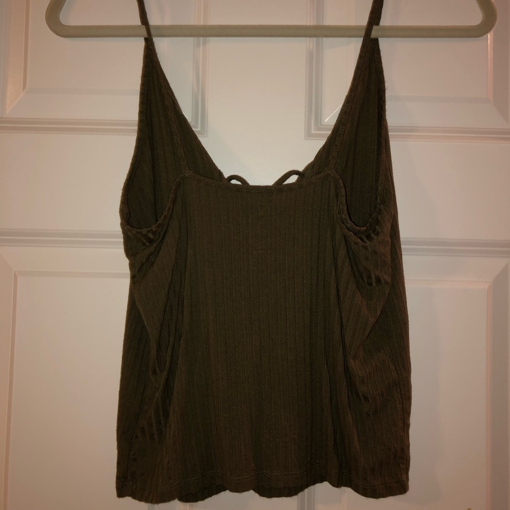 American eagle crop tank tie front - Picture 3 of 4